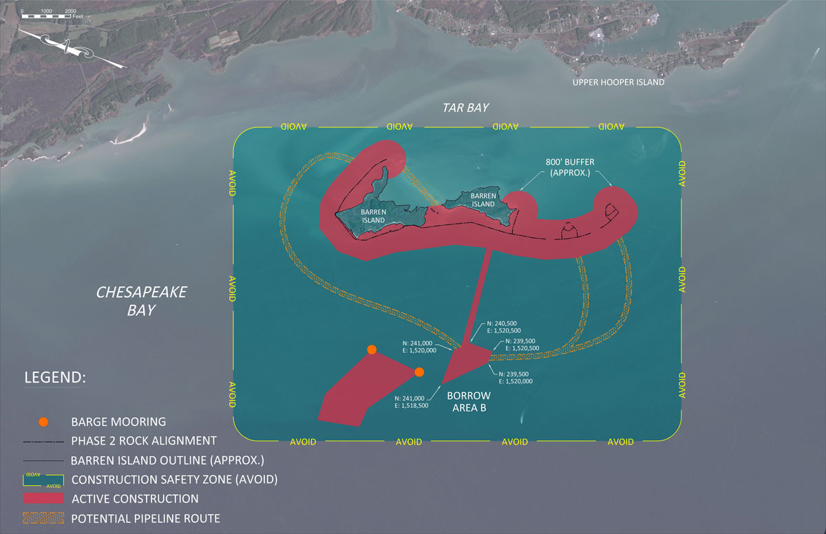 Mid-Bay Island Project Construction Safety Zone