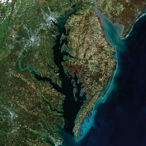 Chesapeake Bay satellite image